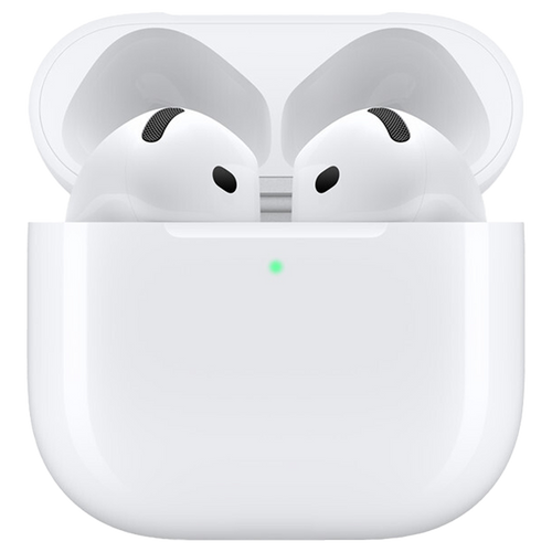 Apple AirPods 4 no estojo de carregamento, modelo sem cancelamento de ruido ativo