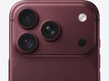 iPhone 18 Pro 256GB na cor burgundy, visto de frente e de costas