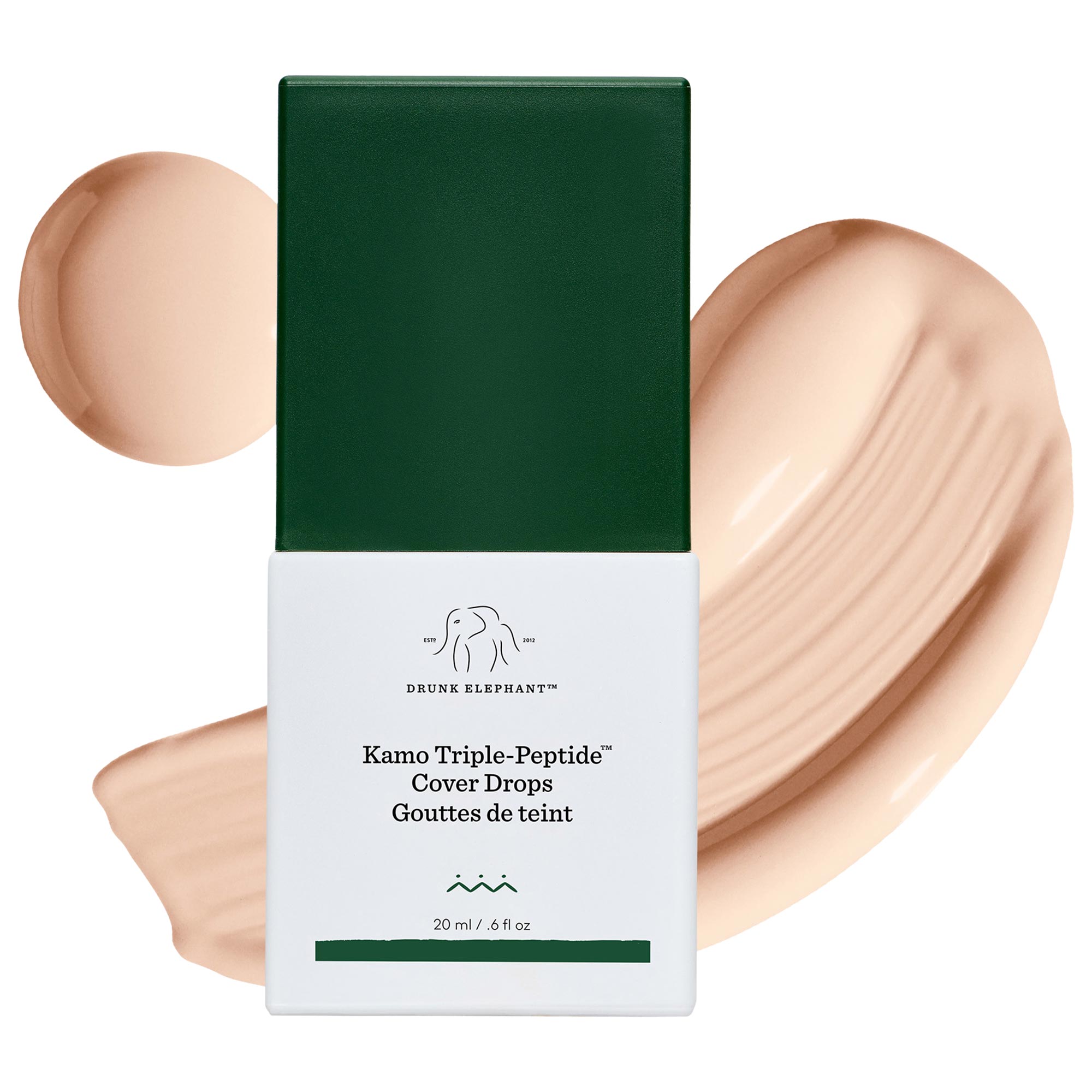 Drunk Elephant — Kamo base-sérum com peptídeos