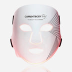 CurrentBody Skin LED Mask Series 2 ligada, luz vermelha acesa